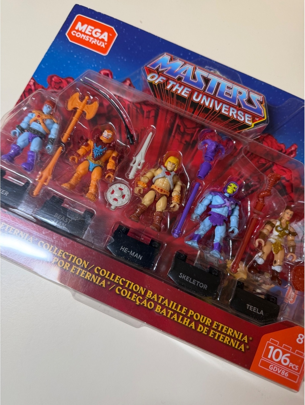 Mega Construx Masters of the Universe Battle for Eternia Collection Action Fig